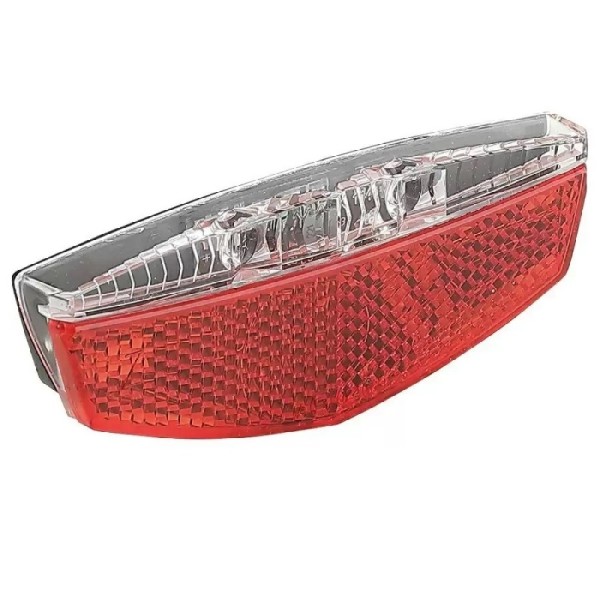 Fanale posteriore Bici per E-BIKE Attacco al Portapacchi 2 led MvTek
