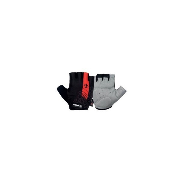 Guanti ciclismo Deko EVOLUTION nero-rosso