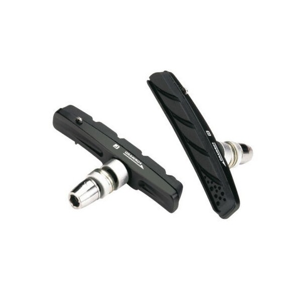 Portapattini Acqua MTB alluminio nero 72mm