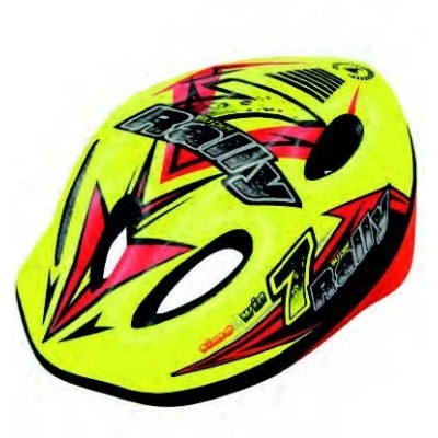 Casco Bici Bimbo Rally giallo 48-52 mm MvTek Casco Bici Bimbo Rally giallo 48-52 mm MvTek