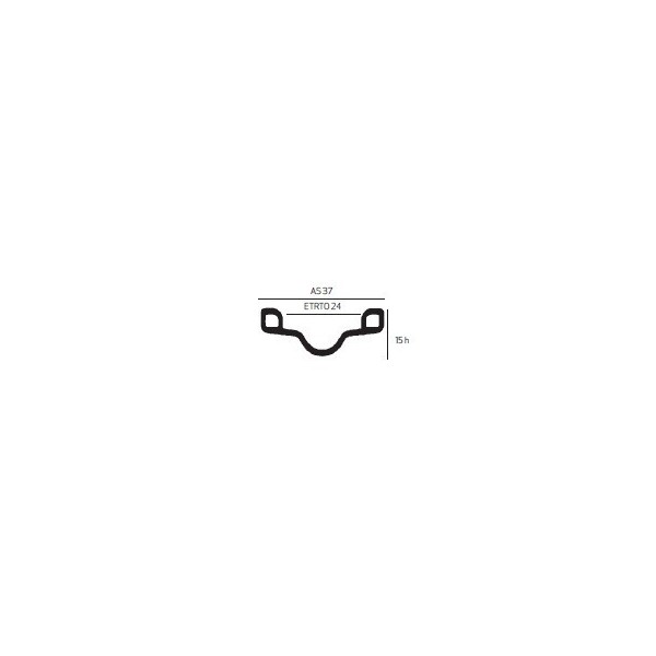 MvTek Cerchio Bici R 26x1.3/8” - ACCIAIO 36 Fori cromo