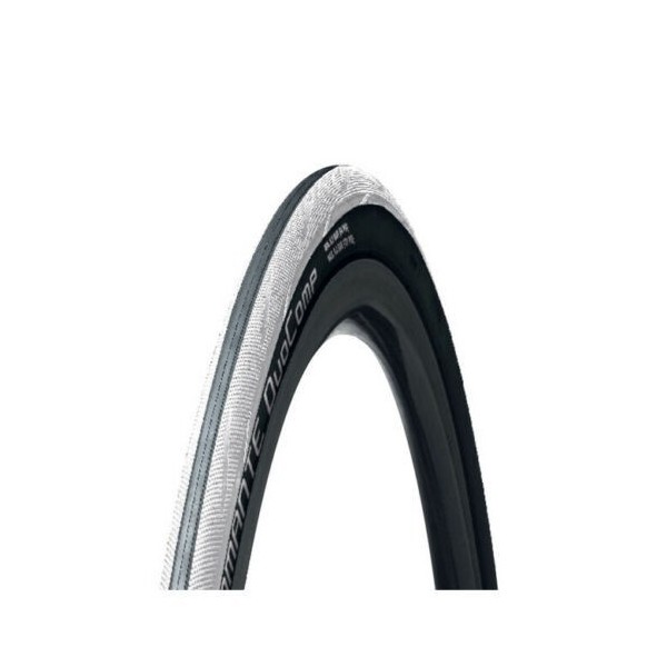 Copertone VREDESTEIN Fiammante Duocomp 700x23 Pieghevole Nero/Bianco