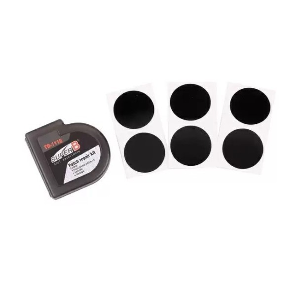 Kit 6 pezze vulcanizzate ø 25 mm per riparazioni forature SuperB