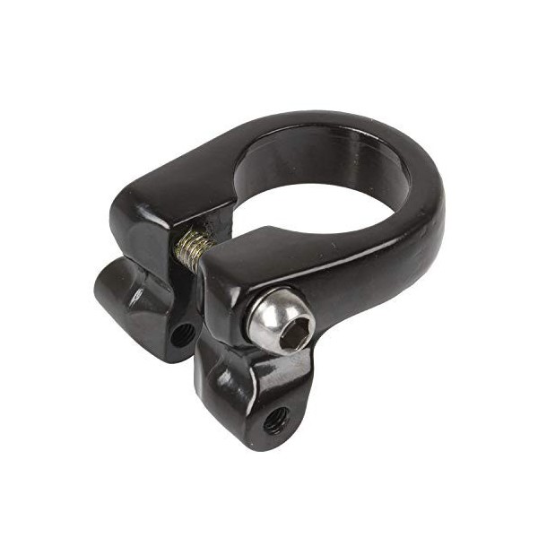 Collarino Sella Ø 31.8 per Portapacchi attacchi laterali in alluminio Nero