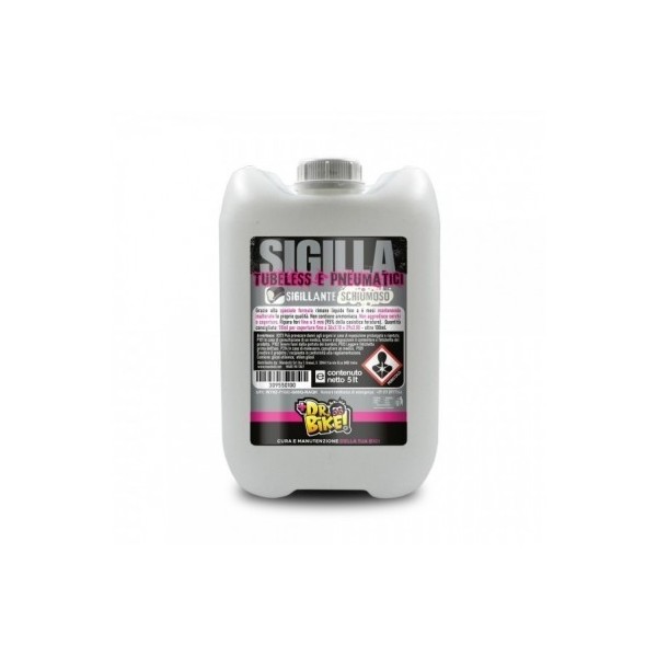 Sigillante tubeless schiumoso da 5 Litr1 DR BIKE
