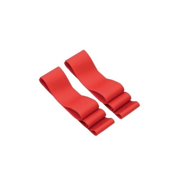 Coppia flap in nylon 27.5'' larghezza 22mm rosso