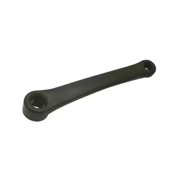 Pedivella Sinistra 170mm Attacco Quadro Acciaio Nero