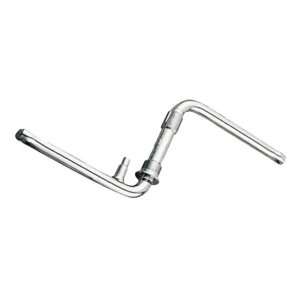 Pedivella Bici FAUBER 165mm acciaio silver MvTek