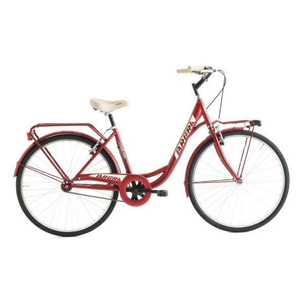 Bici Monotubo 26" VIA MILANO bordeaux/opaco 1v. BRERA