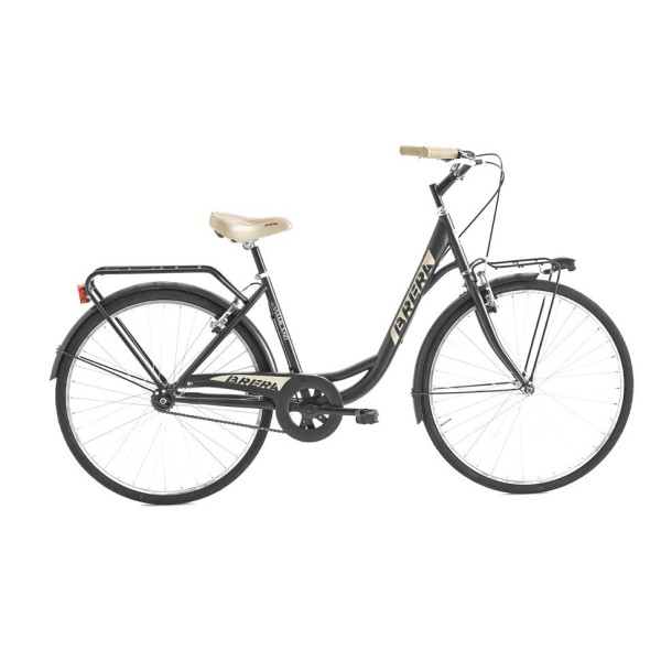 Bici Monotubo 26" VIA MILANO nero/opaco 1v. BRERA
