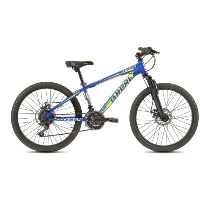 Bici Uomo 27.5" OXYGEN cambio 21v. blu-giallo/lucido BRERA