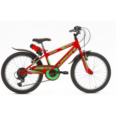 Bici 20" Bambino HURRICANE 6v rosso/lucido BRERA