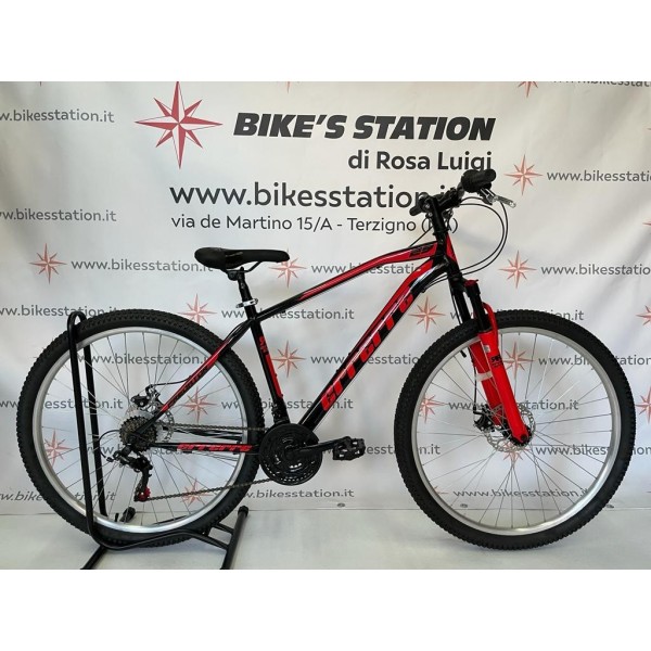 Bici uomo MTB 29" PREDATOR freno a DISCO 18v nero/rosso ERRERRE