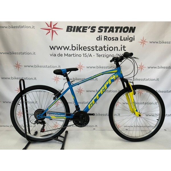 Bici uomo MTB 24" POWER 18v celeste/giallo ERRERRE