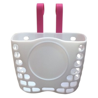 Cestino Bici Bimba in Plastica Colore Bianco MvTek - 1