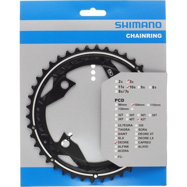 SHIMANO Corona 42D per FC-M610 Deore Y10098020