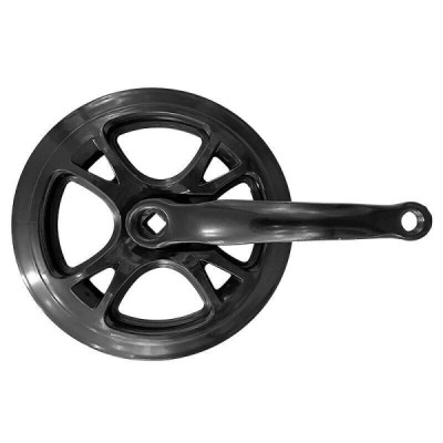 Guarnitura Bici FOLDING BIKE 1 velocità 44 denti 170mm perno quadro nero MvTek Guarnitura Bici FOLDING BIKE 1 velocità 44 denti 170mm perno quadro nero MvTek