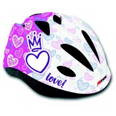 Casco Bici Bimba love junior rosa MvTek Casco Bici Bimba love junior rosa MvTek