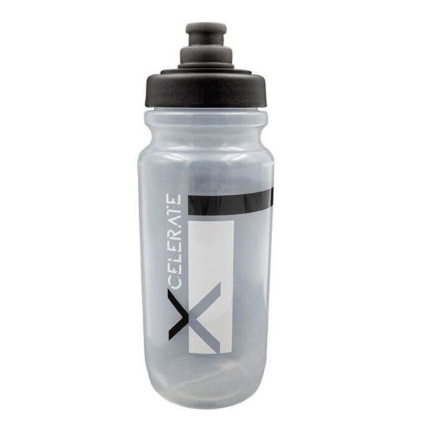 MvTek borraccia bici X-CELERATE 550ml Trasparente/Nero