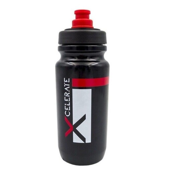 Borraccia bici X-CELERATE 550ml Nero/Rosso MvTek