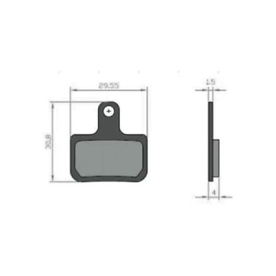 Pastiglie organiche Sram Level T / Level TL / TML / Ultimate (2019) / Force AXS BRENTA Pastiglie organiche Sram Level T / Level TL / TML / Ultimate (2019) / Force AXS BRENTA