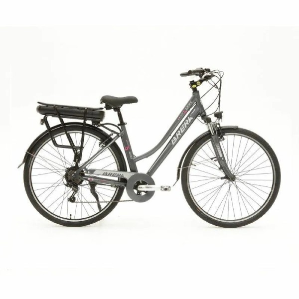 Bici Elettrica donna 28" AVENUE 5TH 43cm antracite/lucido 7v. BRERA