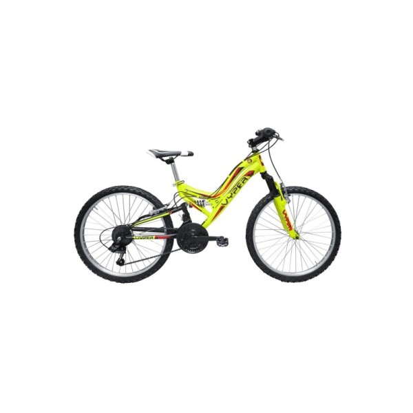 Bici 20'' Biammortizzata VYPER gialla Mandelli