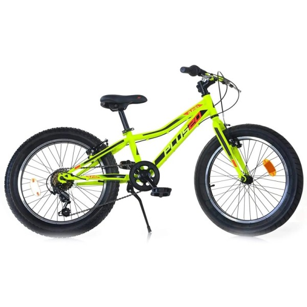 Bici 20'' Plus Bambino 6 velocità gialla AURELIA