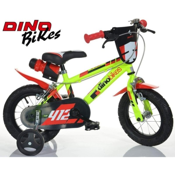 Bici 12" sfera Colore Giallo Mod 412 DINO BIKES