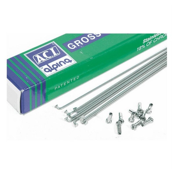 ALPINA Raggi ACI 298mm x 2.00 inox nipples compreso