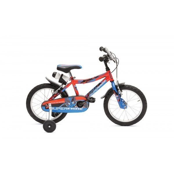 ROLLMAR Bici 14" HERO Bimbo rosso/blu