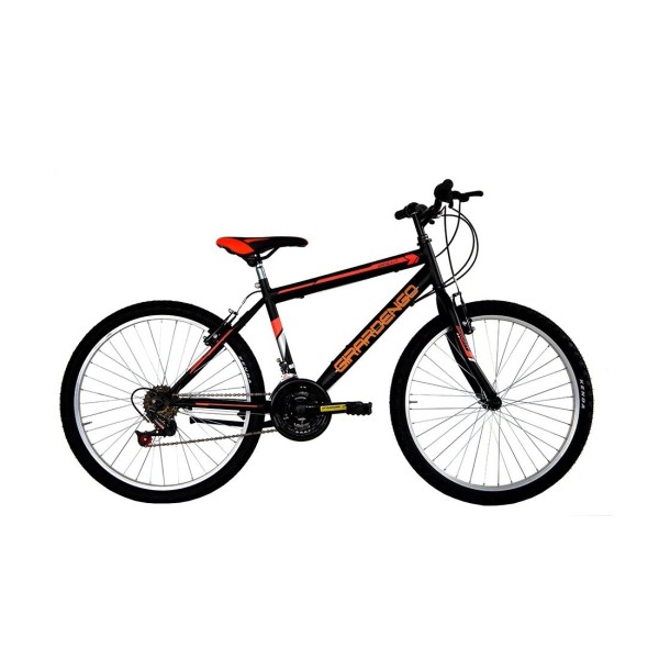 GIRARDENGO Bici 24" MTB Uomo Nero/Arancio TMU24118B