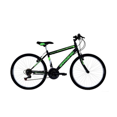 Bici 24'' Uomo Mtb Hector 21 velocità Forcella Ammortizzata BLACK Legnano