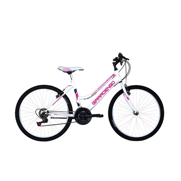 GIRARDENGO Bici 26" MTB Donna Bianco/Fuxia TMD26118B