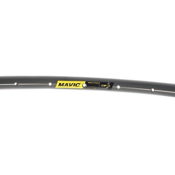 Cerchio Bici Corsa Mavic CXP12 36 Fori Grigio Scuro Vintage NOS