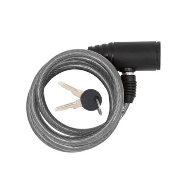 Lucchetto bici a spirale D6x800 mm Silver MvTek Lucchetto bici a spirale D6x800 mm Silver MvTek