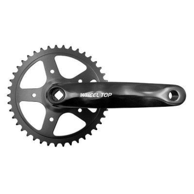 Guarnitura Bici CITY 1x7/8 velocità 42 denti 170mm perno quadro nero MvTek