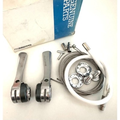 Coppia Leve Cambio Exage SL-A400 vintage SHIMANO Coppia Leve Cambio Exage SL-A400 vintage SHIMANO