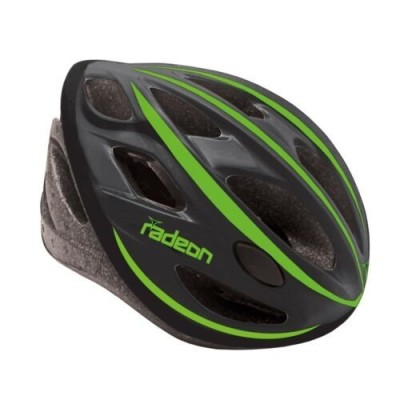 Casco Bici Radeon nero/verde 58-61mm MvTek Casco Bici Radeon nero/verde 58-61mm MvTek
