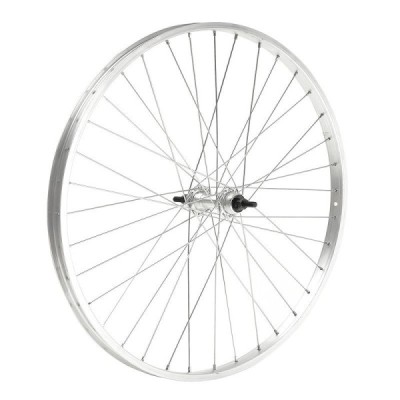 Ruota Posteriore 26x1.3/8 R mozzo su sfere con dado 1 velocità alluminio MvTek