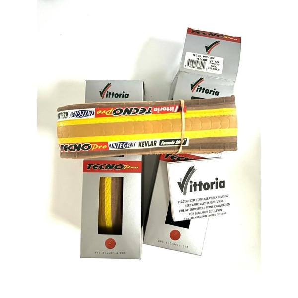 Vittoria Copertone Tecno Pro 28'' Corsa 700x20 yellow Vintage