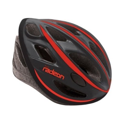 Casco Bici Radeon nero/rosso 58-61mm MvTek Casco Bici Radeon nero/rosso 58-61mm MvTek