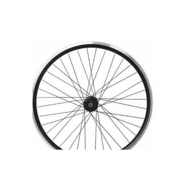 Ruota Bici Anteriore MTB 26X1.75 Nera MvTek