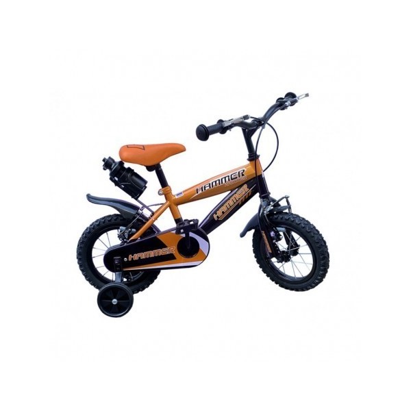 Bici 12" HAMMER Bambino orange-nero Schiano Bike