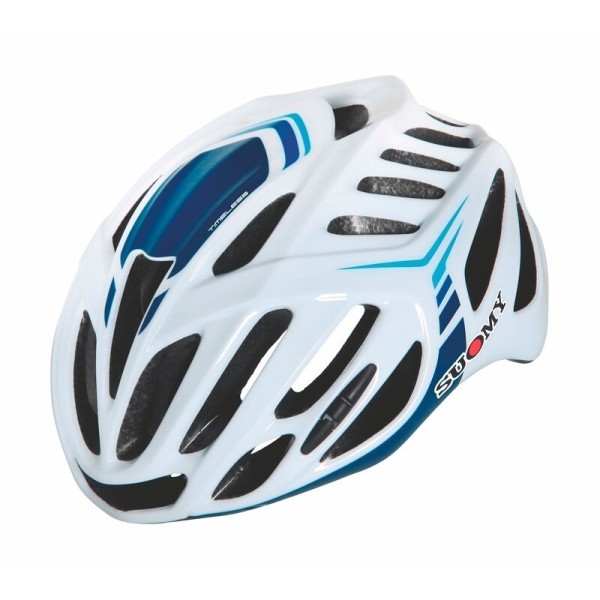 SUOMY Casco bici Timeless white/blu taglia L