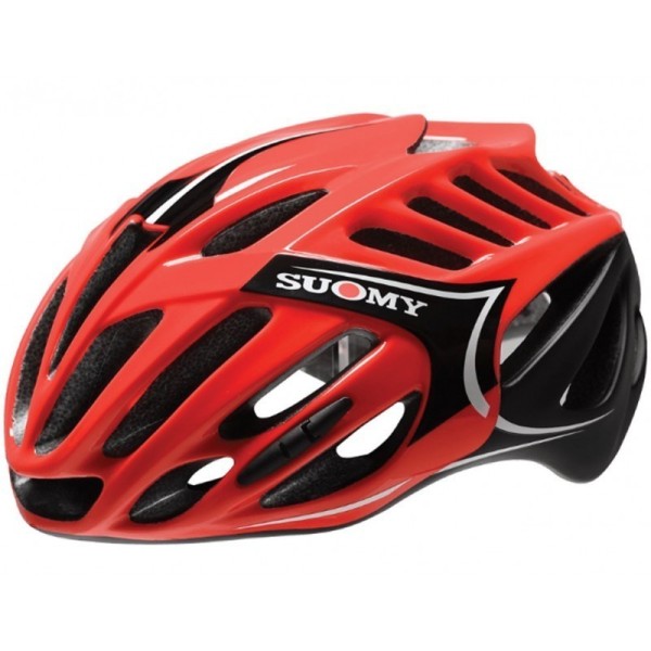 Casco bici Corsa Timeless All-in red fluo/black taglia L SUOMY