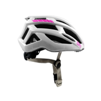 Casco Bici Donna City Double Con luce Posteriore White/pink 54-58cm 3AT - 1