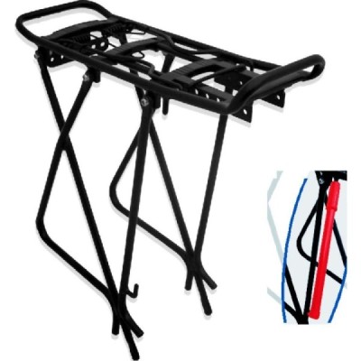 Portapacchi anteriore city bike 28'' nero Mvtek