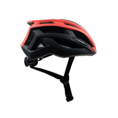 Casco Bici City Double Con luce Posteriore Black/red 54-58cm 3AT - 1