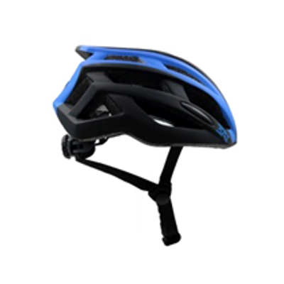 Casco Bici City Double Con luce Posteriore Black/blue 54-58cm 3AT Casco Bici City Double Con luce Posteriore Black/blue 54-58cm 3AT